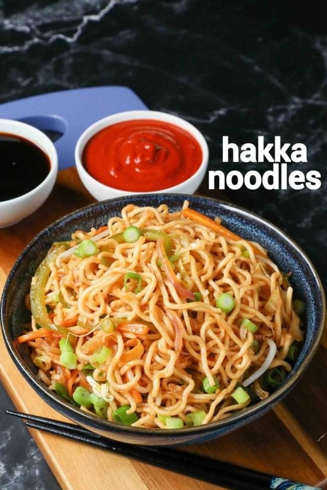 Veg Hakkka Noodles Add Paneer.